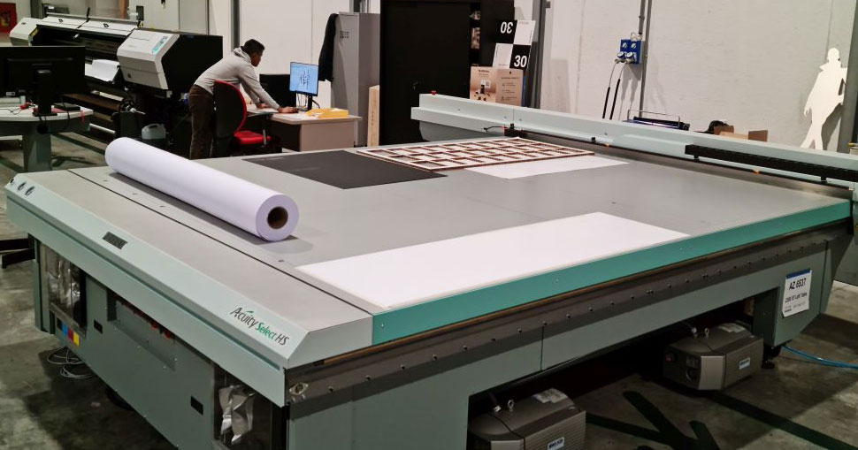 Italian print business grows its visual communication department, investing in Fujifilm’s Acuity LED 1600R, Acuity LED 3200R and Acuity Select.