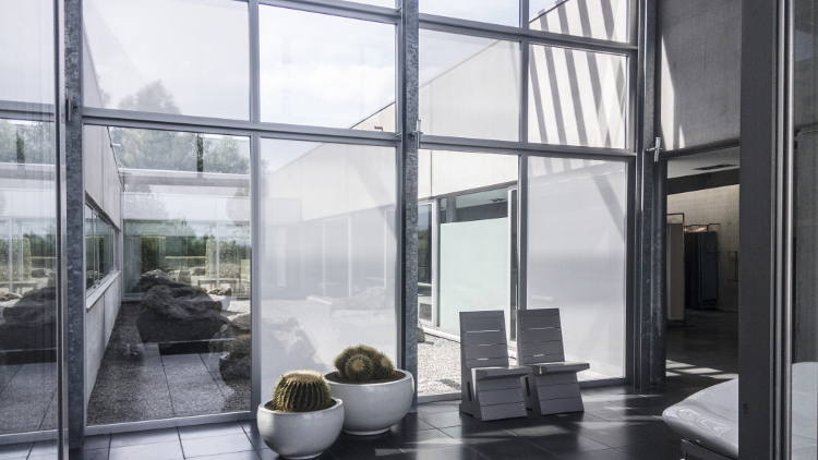 World’s first self-adhesive transparent window fabric added to Architextural’s portfolio.