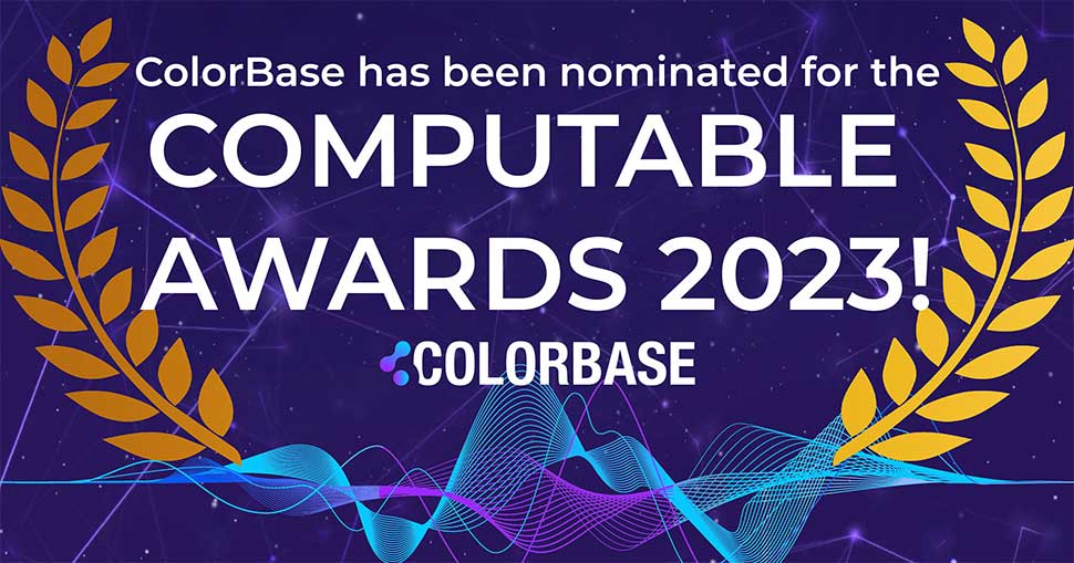 ColorBase nominated for Computable Awards 2023 in Digital Transformation Category.