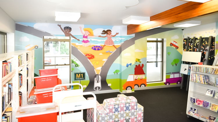 Exhibition display specialist icatchers has added fun and colour to children's libraries in and around Brisbane using Drytac ViziPrint and ReTac self-adhesive media, supplied by Shann.