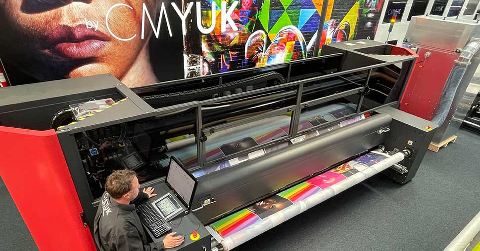 New digital textile printer will be shown alongside the EFI Pro 30h 3.2m UV LED printer and more.