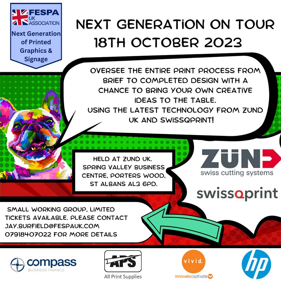 FESPA UK Next Generation on Tour Zund UK Headquarters