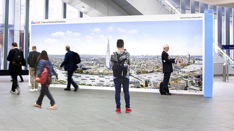 HP partners with Totally Thames Festival to bring large-scale photo exhibition to London Bridge Station.