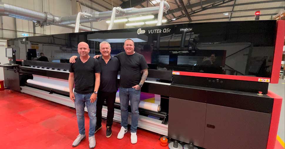 Marking its 30-year anniversary, the company welcomes its tenth VUTEk printer ordered to cope with demand following a record breaking four months.
