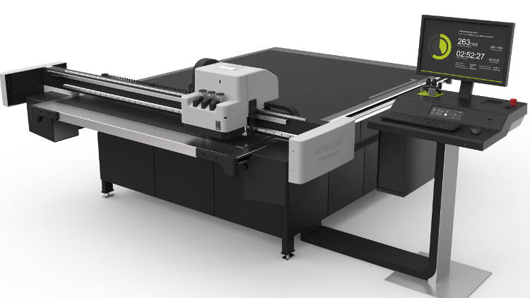 The Kongsberg X22 cutting table will be on show at Esko’s booth 438 in Hall 7A.