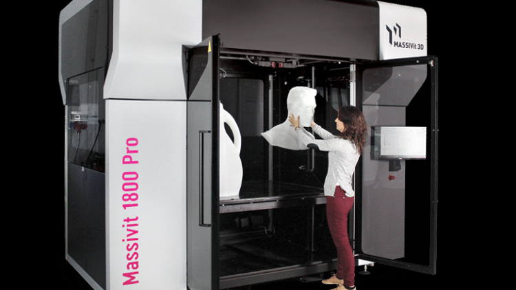 Massivit 1800 Pro to demonstrate new realms in dynamic creativity, cost-effectiveness, and convenience for large format 3D printing.