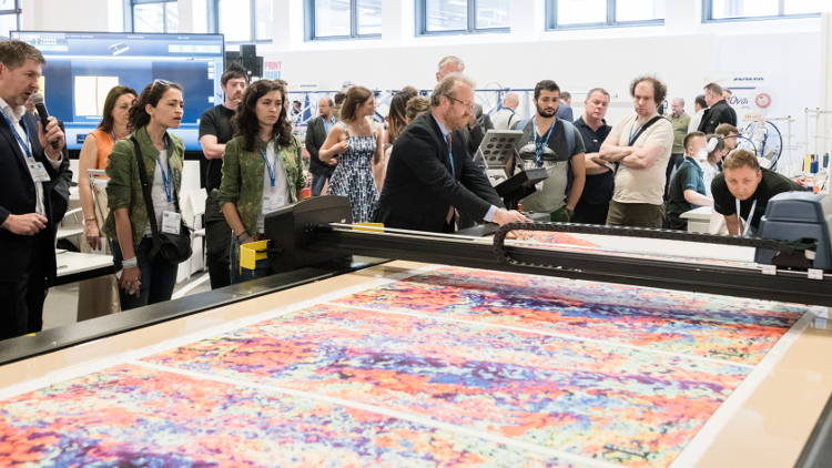 Print Make Wear fast fashion factory doubles in size at FESPA Global Print Expo 2019 to meet high levels of visitor interest.