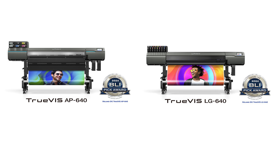 Roland DG TrueVIS Resin and UV printers earn BLI 2024 Pick Awards.