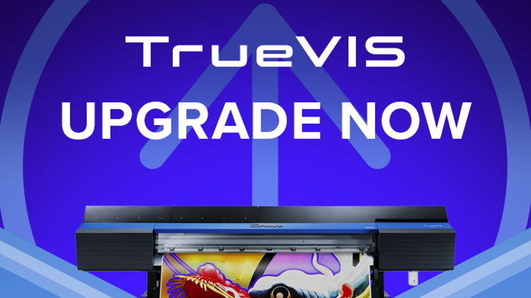 Roland DG TrueVIS upgrade delivers ink savings of up to 20%.