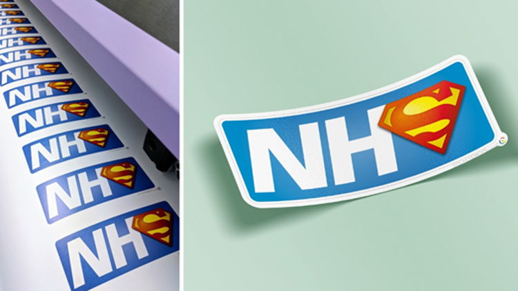 Stickerdrops helps local NHS staff fly high with fundraising sticker campaign.