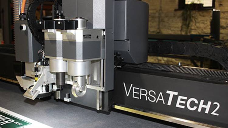 Arrow Digital has recently installed a 3.2 meter x 3.2 meter MCT Versatech2, the latest in digital cutting/finishing.