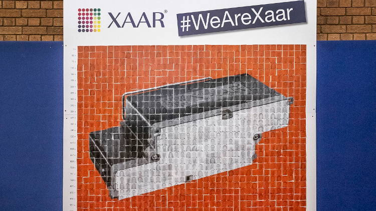 XXAR celebrates ground-breaking technology of its XAAR 5601 printhead.