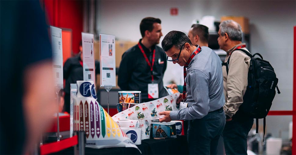 Conference program and live demos on digital label production at Xeikon HQ in Belgium.