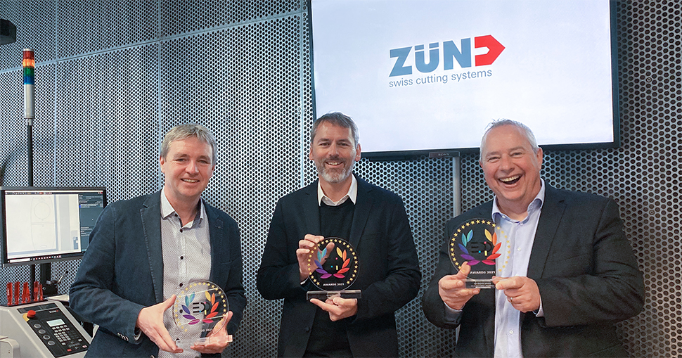 Zünd receives EDP awards for no less than three of its software tools.